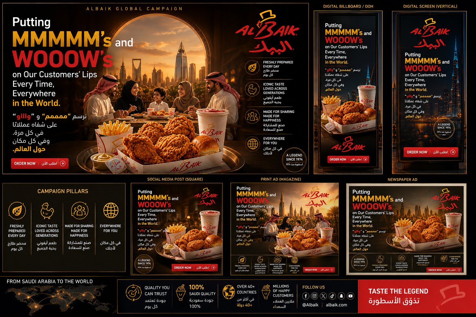 AL BAIK campaign application board