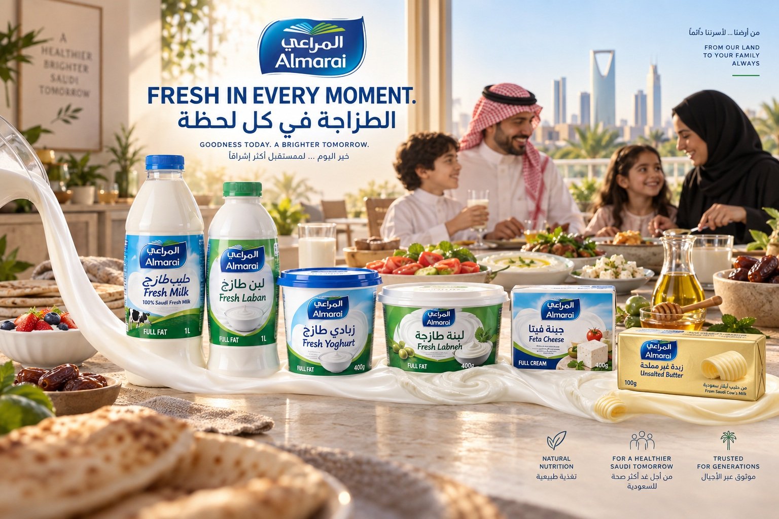 Almarai — Fresh in every moment — the full product range