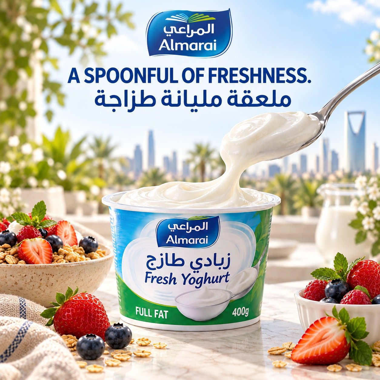 Almarai — Yoghurt social visual