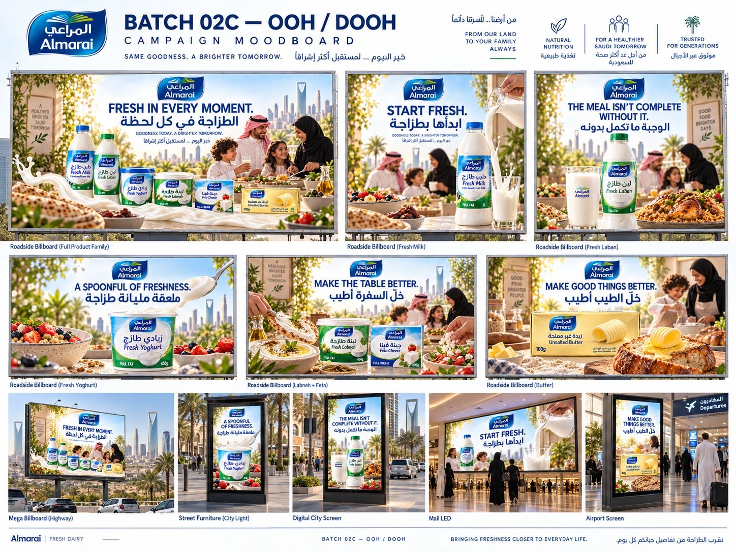 Almarai — Outdoor campaign applications board