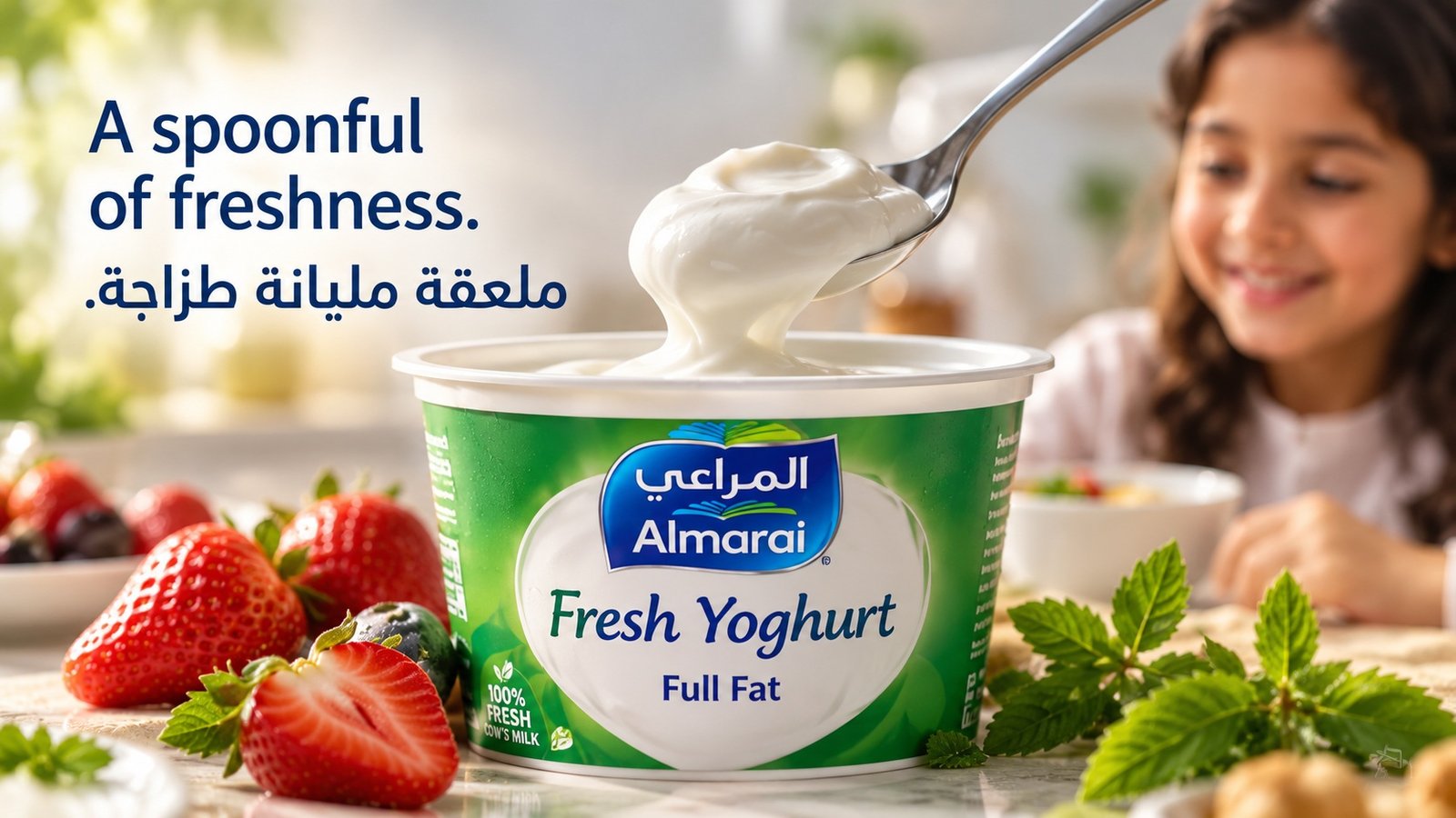 Almarai — Yoghurt and berries — campaign storyboard