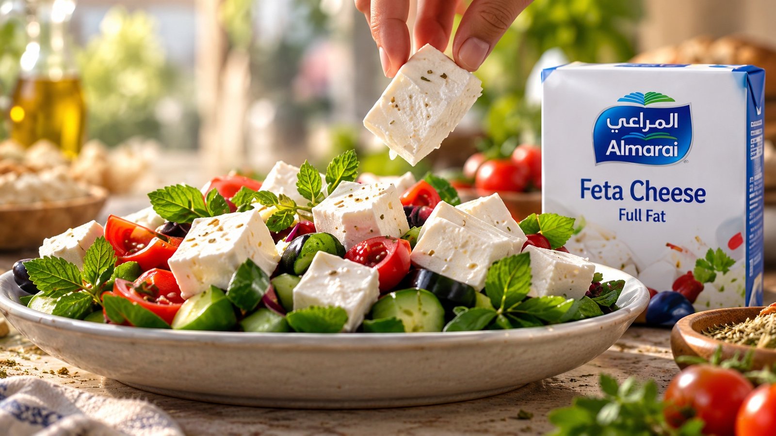 Almarai — Feta salad — clean film frame