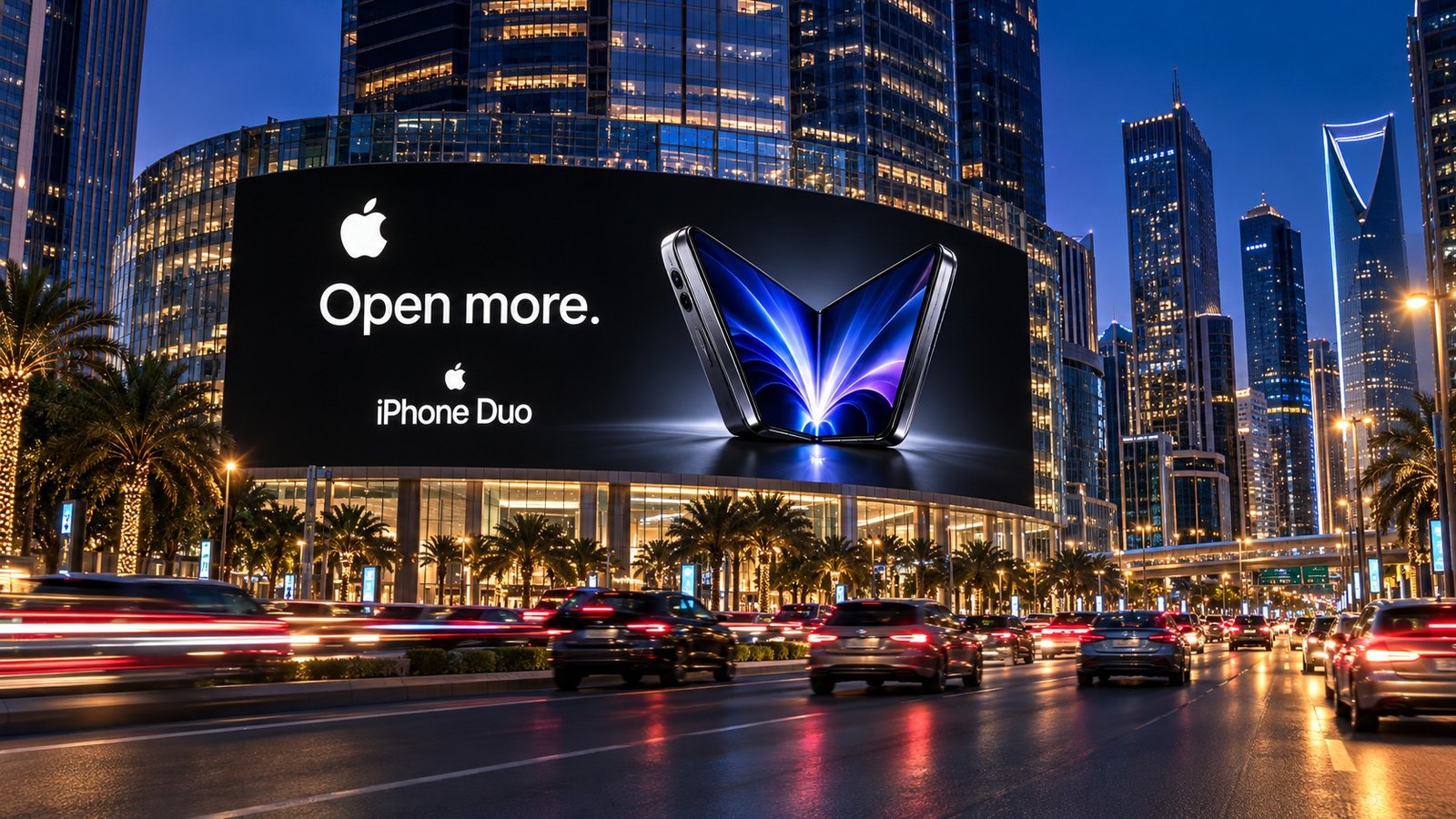 City-scale digital billboard concept