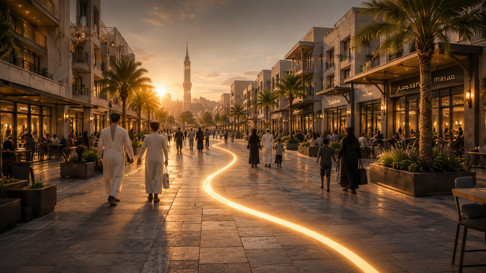 Masar — The pedestrian boulevard