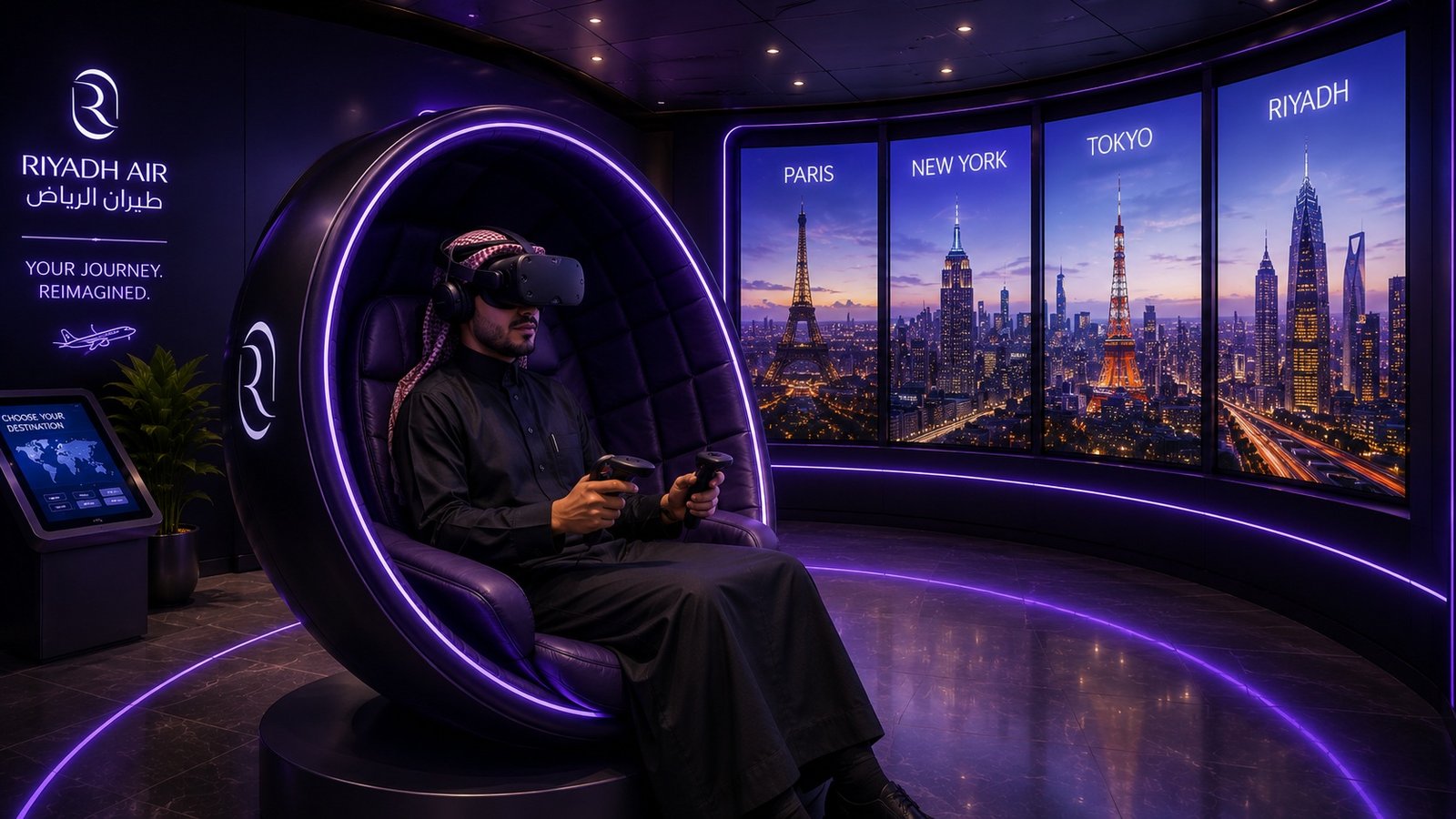 Immersive destination pod