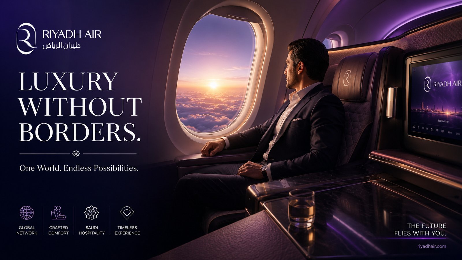 Riyadh Air campaign master key visual