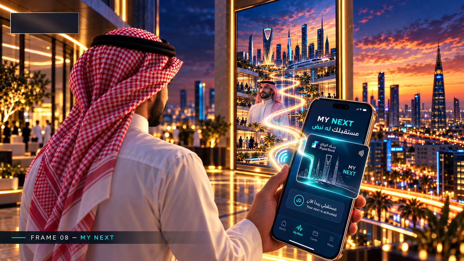Riyad Bank storyboard frame 08