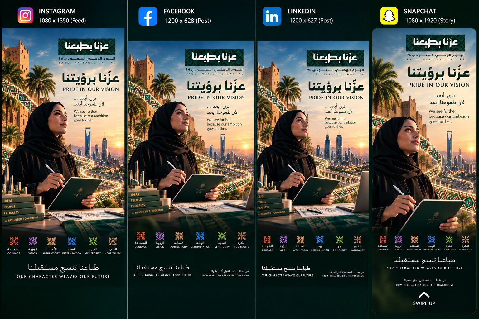 Social campaign format adaptations