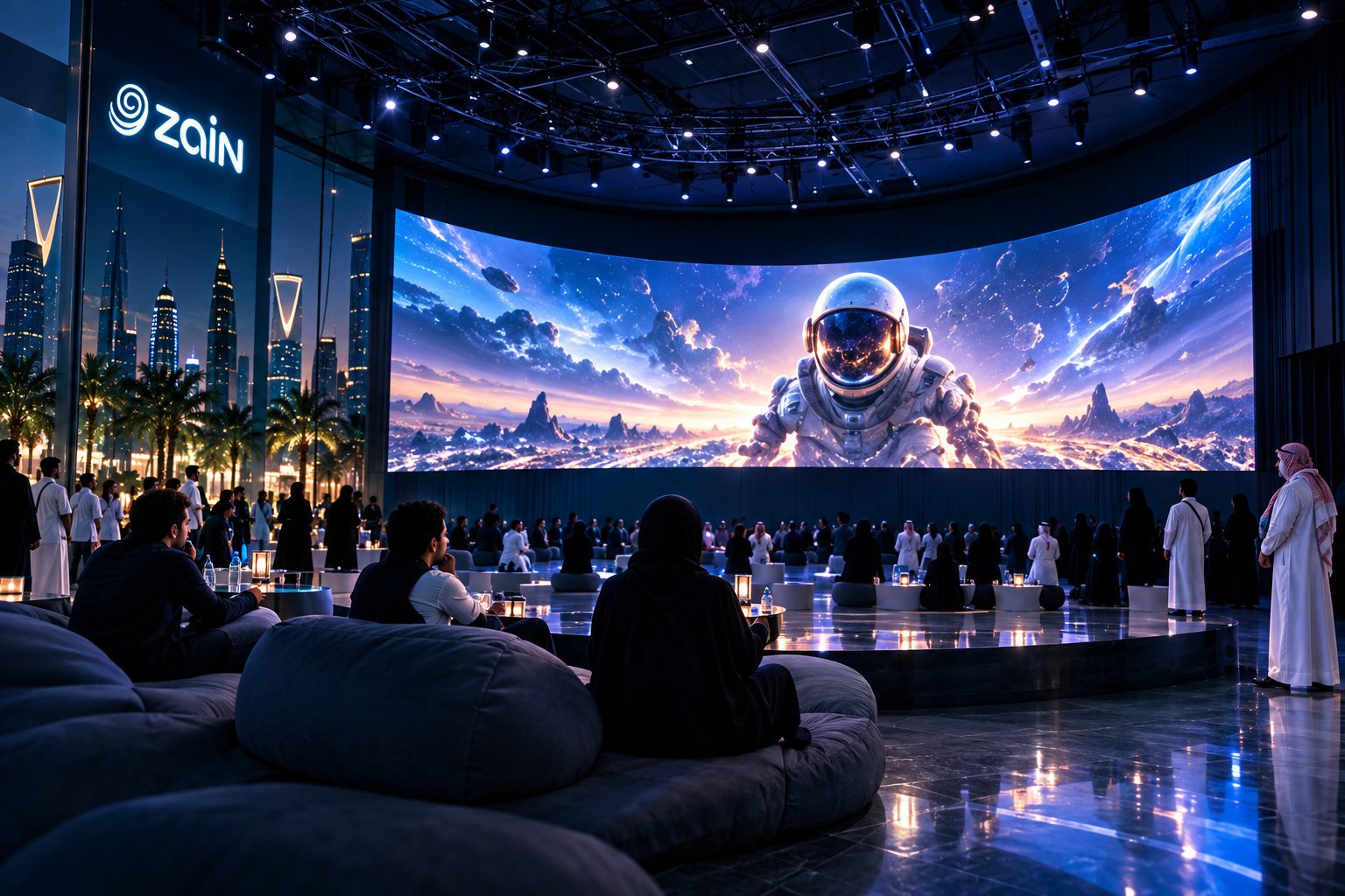 Zain 5G — Immersive entertainment zone