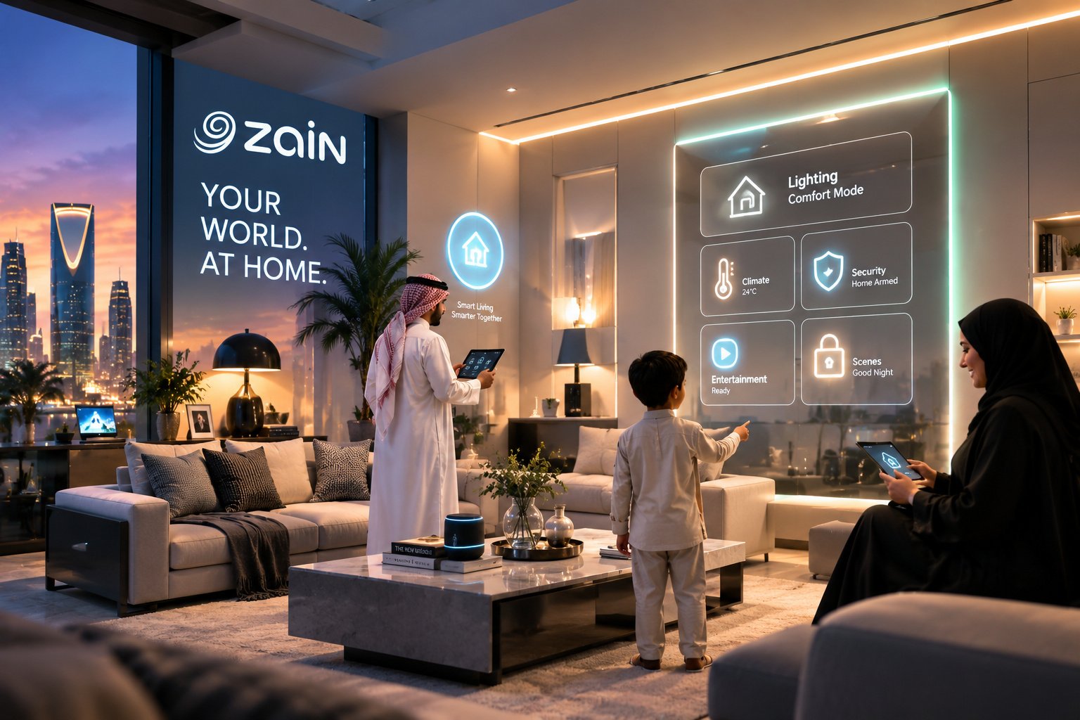Zain 5G — Connected home zone
